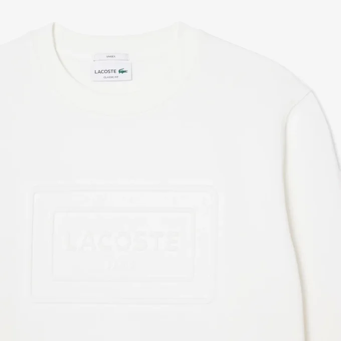 Sweatshirt met reliëf