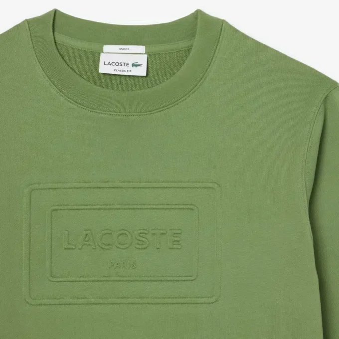 Sweatshirt met reliëf