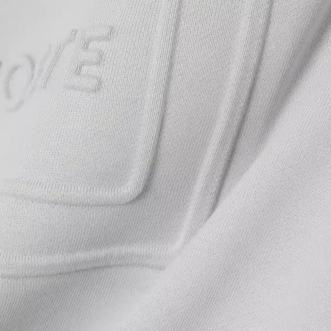Sweatshirt met reliëf