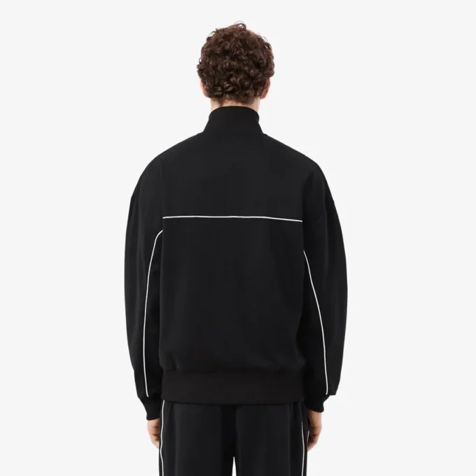 Sweatshirt met rits en accentdetails
