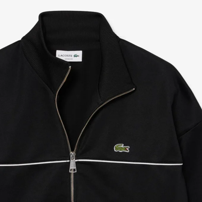 Sweatshirt met rits en accentdetails