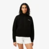 Sweatshirt met rits en logo in relaxte pasvorm