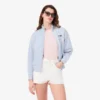 Sweatshirt met rits en logo in relaxte pasvorm