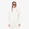 Sweatshirt met rits en logo in relaxte pasvorm