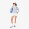 Sweatshirt met rits en logo in relaxte pasvorm