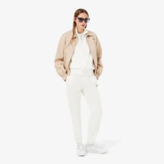 Sweatshirt met rits en logo in relaxte pasvorm