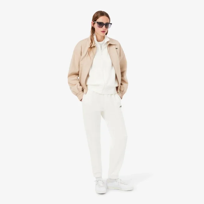 Sweatshirt met rits en logo in relaxte pasvorm