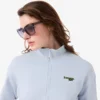Sweatshirt met rits en logo in relaxte pasvorm