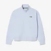 Sweatshirt met rits en logo in relaxte pasvorm