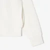 Sweatshirt met rits en logo in relaxte pasvorm