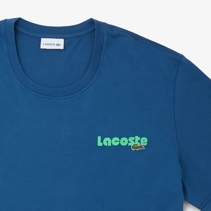 T-shirt met print en gewassen effect – grote maten – lang