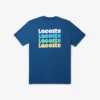 T-shirt met print en gewassen effect – grote maten – lang