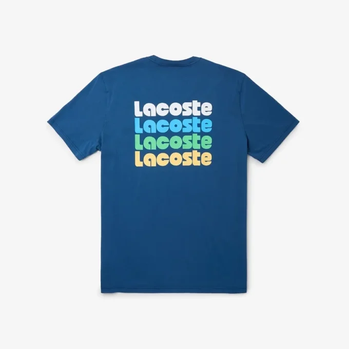 T-shirt met print en gewassen effect – grote maten – lang