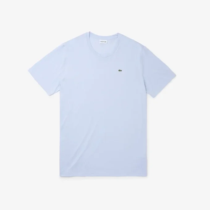 T-shirt van Pima-katoen met lange pasvorm voor heren