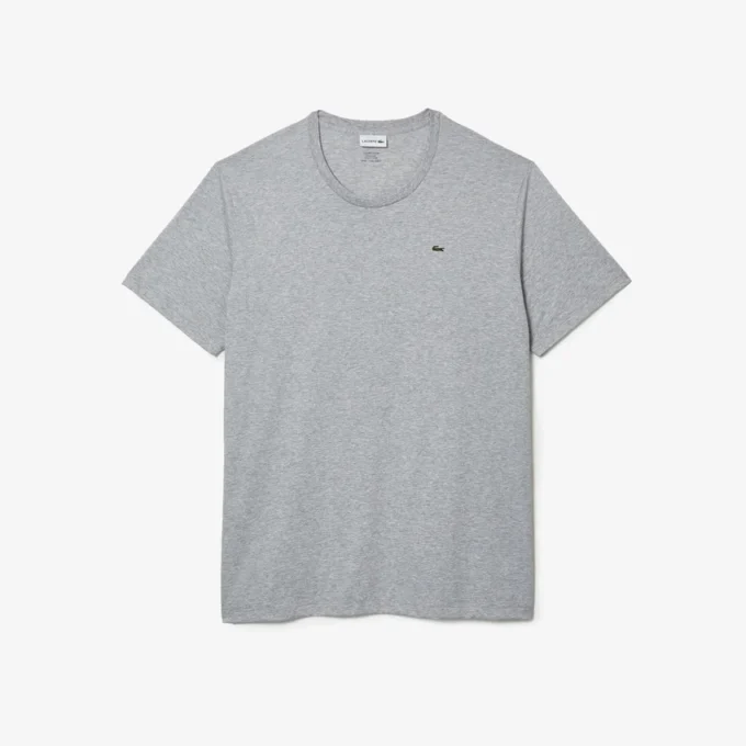 T-shirt van Pima-katoen met lange pasvorm voor heren