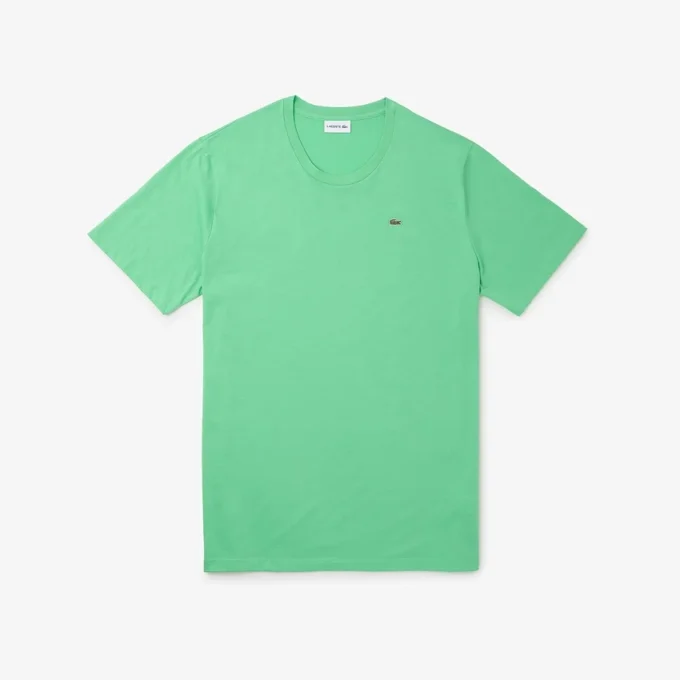 T-shirt van Pima-katoen met lange pasvorm voor heren