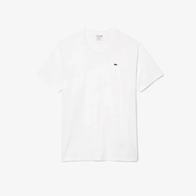 T-shirt van Pima-katoen met lange pasvorm voor heren