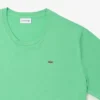 T-shirt van Pima-katoen met lange pasvorm voor heren