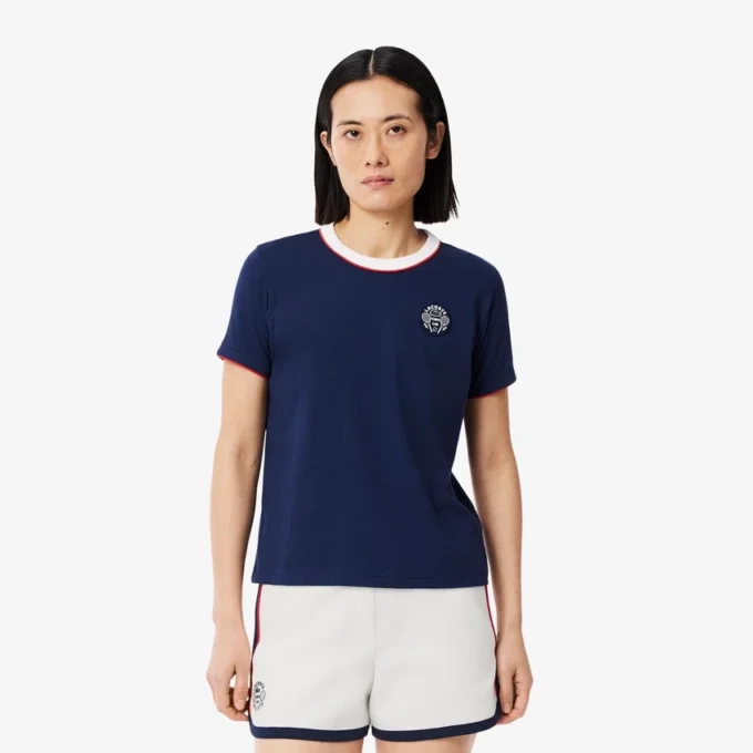 Tennis Heritage stretch piqué short voor dames