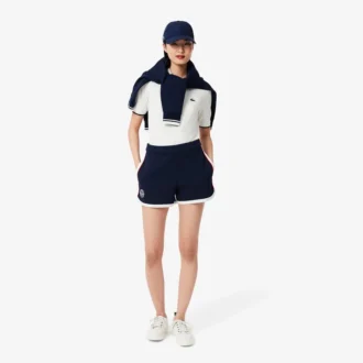Tennis Heritage stretch piqué short voor dames