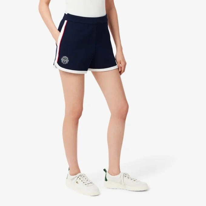Tennis Heritage stretch piqué short voor dames