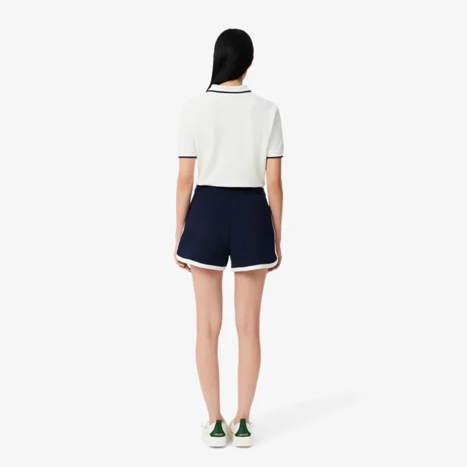 Tennis Heritage stretch piqué short voor dames