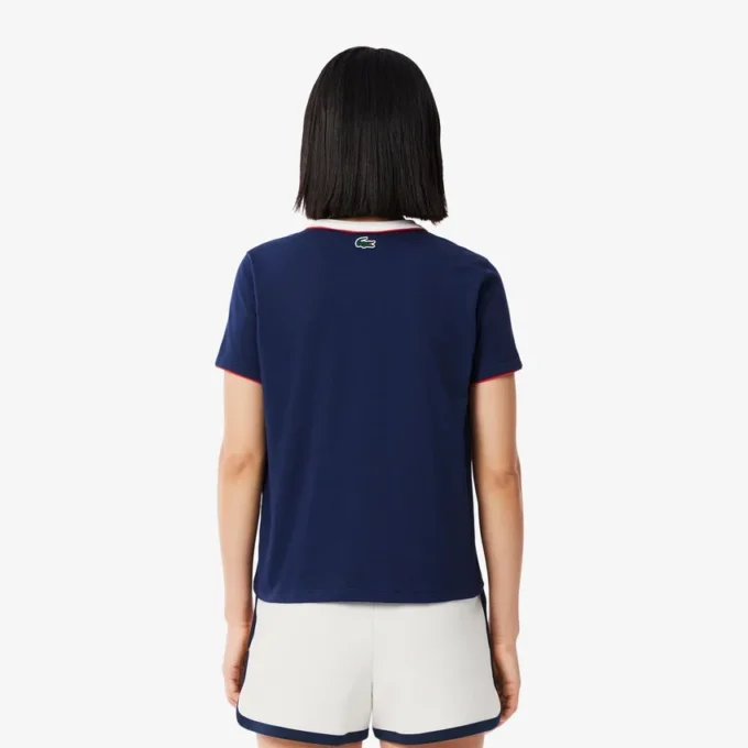 Tennis Heritage stretch piqué short voor dames