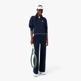 Tennis Heritage-sweatshirt met polokraag