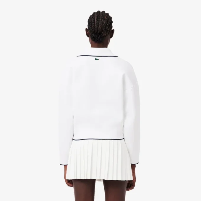 Tennis Heritage-sweatshirt met polokraag