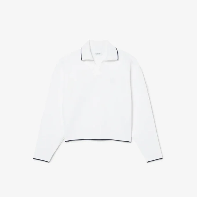 Tennis Heritage-sweatshirt met polokraag