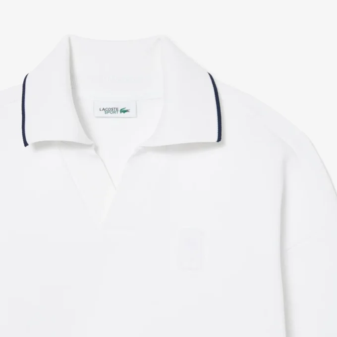 Tennis Heritage-sweatshirt met polokraag