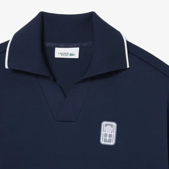 Tennis Heritage-sweatshirt met polokraag