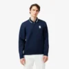 Tennis Heritage-sweatshirt met polokraag en rits