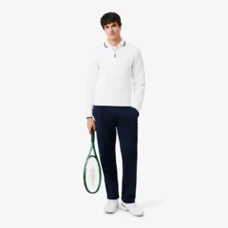 Tennis Heritage-sweatshirt met polokraag en rits