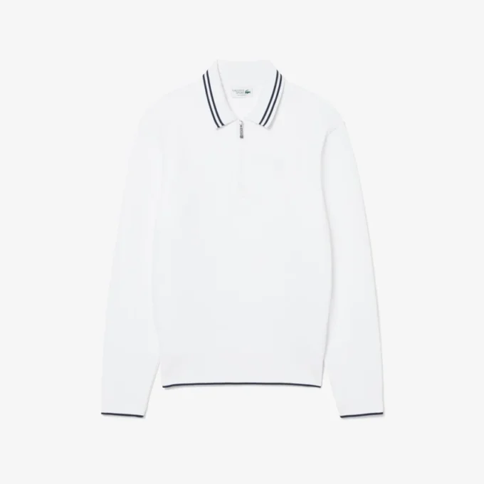 Tennis Heritage-sweatshirt met polokraag en rits