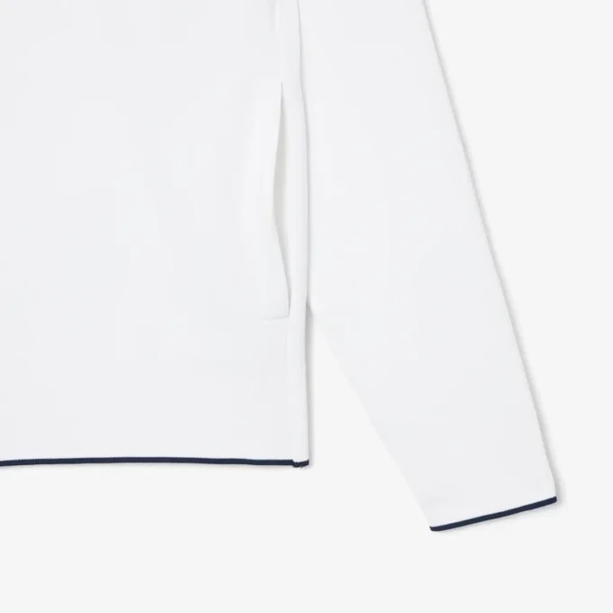 Tennis Heritage-sweatshirt met polokraag en rits
