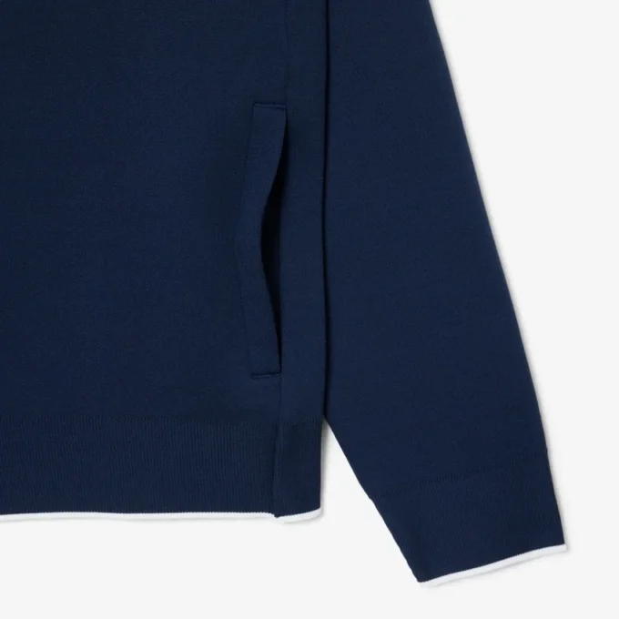 Tennis Heritage-sweatshirt met polokraag en rits