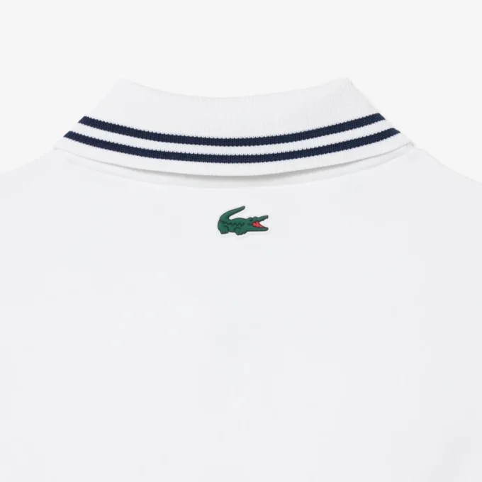 Tennis Heritage-sweatshirt met polokraag en rits