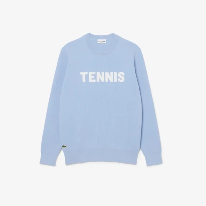 Tennis-trui met ronde hals