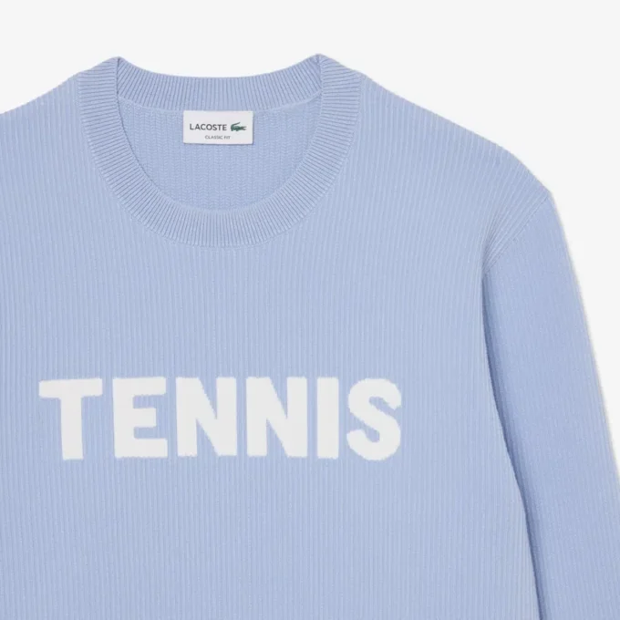Tennis-trui met ronde hals