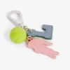 Tennisbal Krokodil L Bedels Sleutelhanger