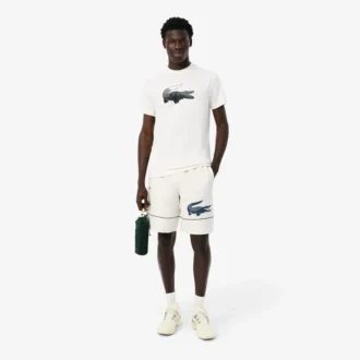 Tennisshort met print voor heren