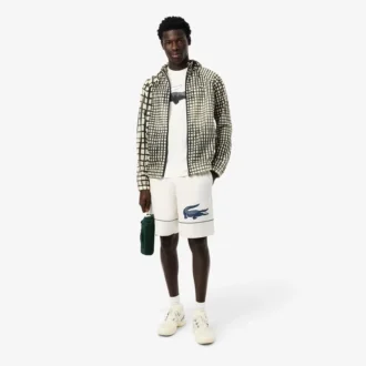 Tennisshort met print voor heren