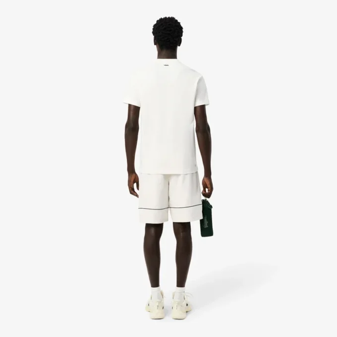 Tennisshort met print voor heren