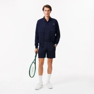 Tennisshort met stretch en normale pasvorm voor heren