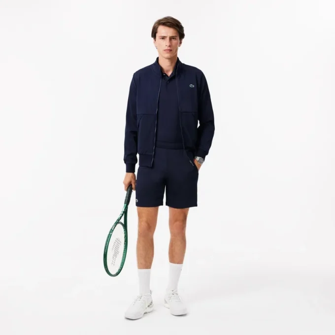 Tennisshort met stretch en normale pasvorm voor heren