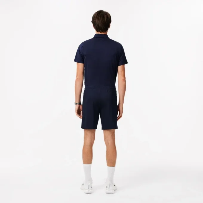 Tennisshort met stretch en normale pasvorm voor heren
