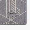 The Blend-kaarthouder van canvas met monogramprint