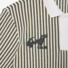 Thermoregulerende gestreepte golfpolo voor heren