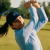 Thermoregulerende golfpolo met UV-bescherming voor dames